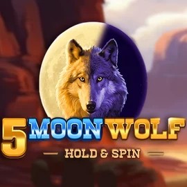 5 Moon Wolf logo – Slots by Apparat Gaming at Lizaro Casino