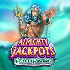 Almighty Jackpots – Realm of Poseidon by Novomatic, showcased at lizaroocasino.pl – game logo