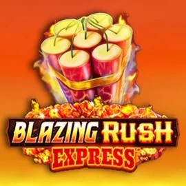 Blazing Rush Express slot logo by AreaVegas at Lizaro Casino