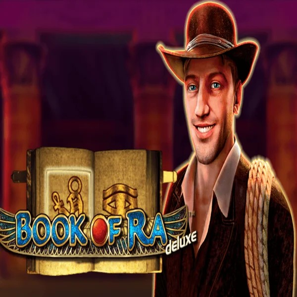 Try Book of Ra Deluxe slot by Novomatic on lizaroocasino.pl – logo image