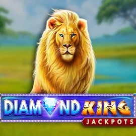Try Diamond King Jackpots slot by SpinPlay Games on lizaroocasino.pl – logo image