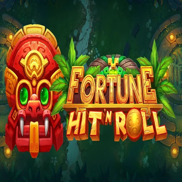 Fortune Hit'n Roll slot logo by Pragmatic Play at Lizaro Casino