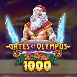 Official Slots logo: Gates of Olympus Xmas 1000 by Pragmatic Play at Lizaro Casino