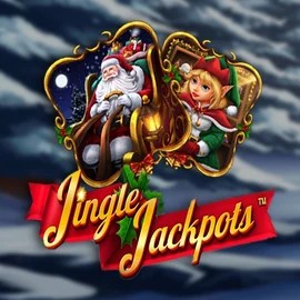 Jingle Jackpots logo by Dragon Gaming at Lizaro Casino