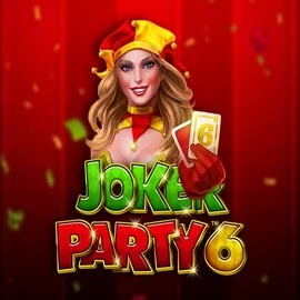 Joker Party 6 slot visual from Greentube available on lizaroocasino.pl