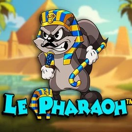 Le Pharaoh slot logo by Hacksaw Gaming at Lizaro Casino