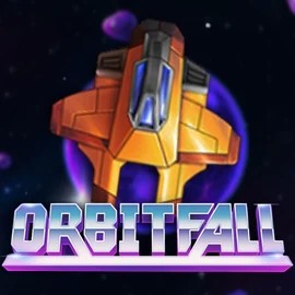 Orbitfall game by ELK Studios – logo hosted on Lizaro Casino