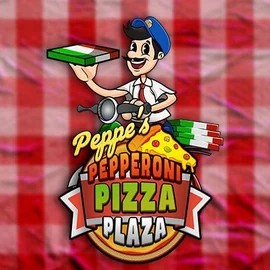 Peppe’s Pepperoni Pizza Plaza slot visual from Pragmatic Play available on lizaroocasino.pl