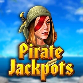 Pirate Jackpots slot logo by Belatra Games at Lizaro Casino