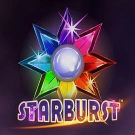 Starburst slot icon by NetEnt, available at Lizaro Casino