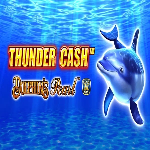 Thunder Cash Dolphins Pearl casino game by Novomatic – featured logo at Lizaro Casino