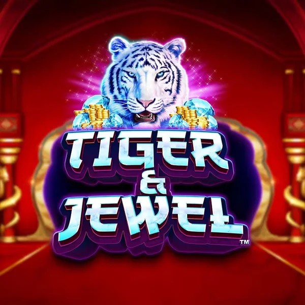 Tiger and Jewel online game logo by Greentube on lizaroocasino.pl